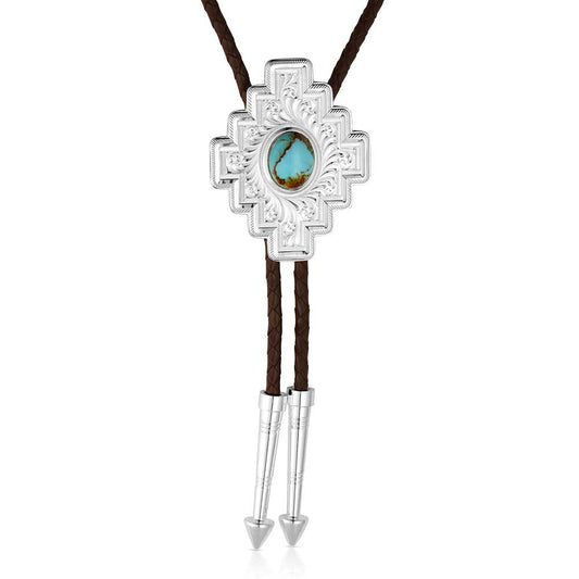 Santa Fe Turquoise Bolo Tie