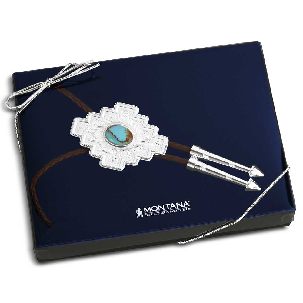 Santa Fe Turquoise Bolo Tie