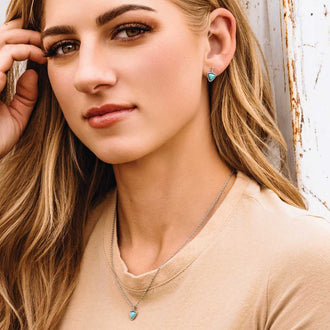 Braided Journey Turquoise Jewelry Set