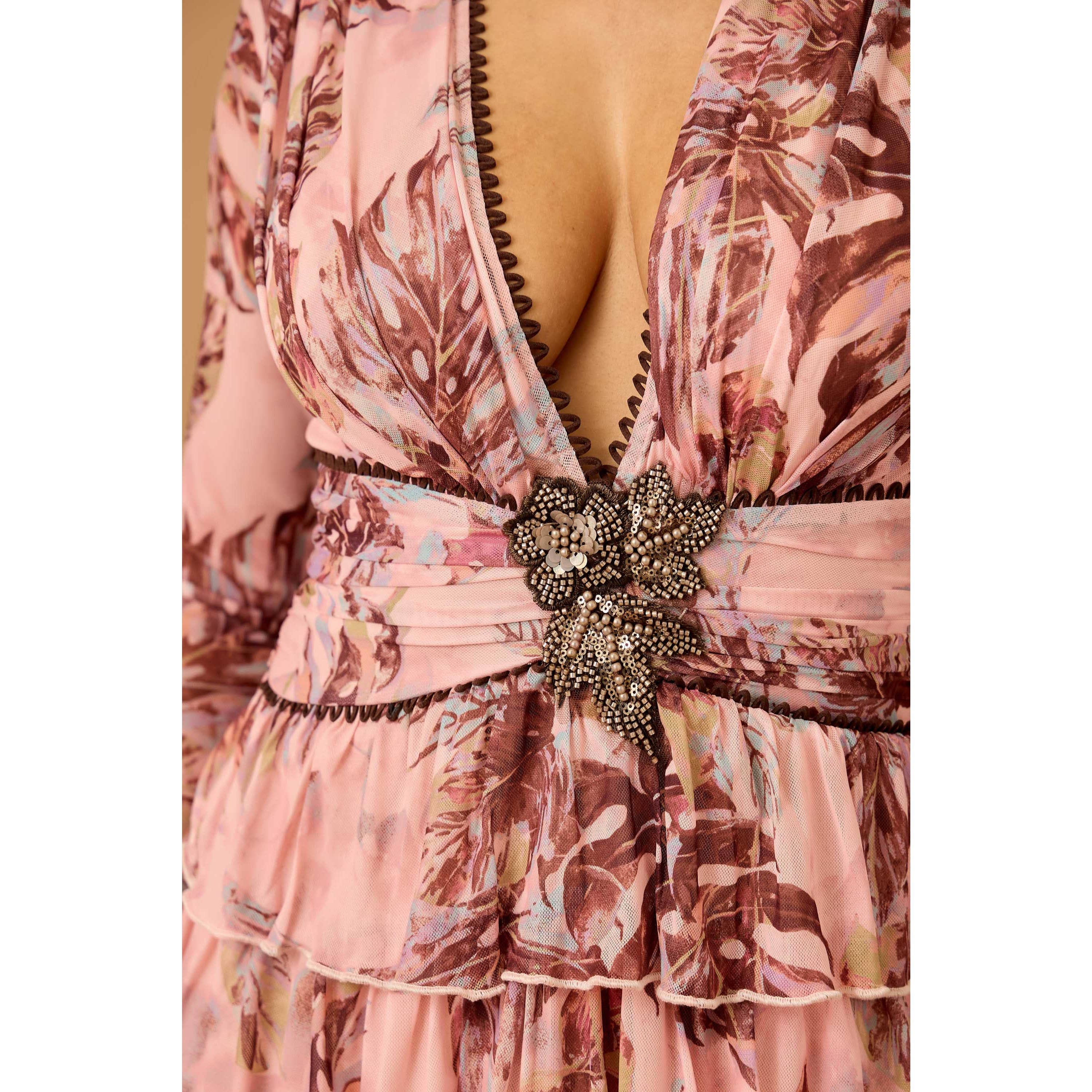 Bloom Ruffle Mini Dress