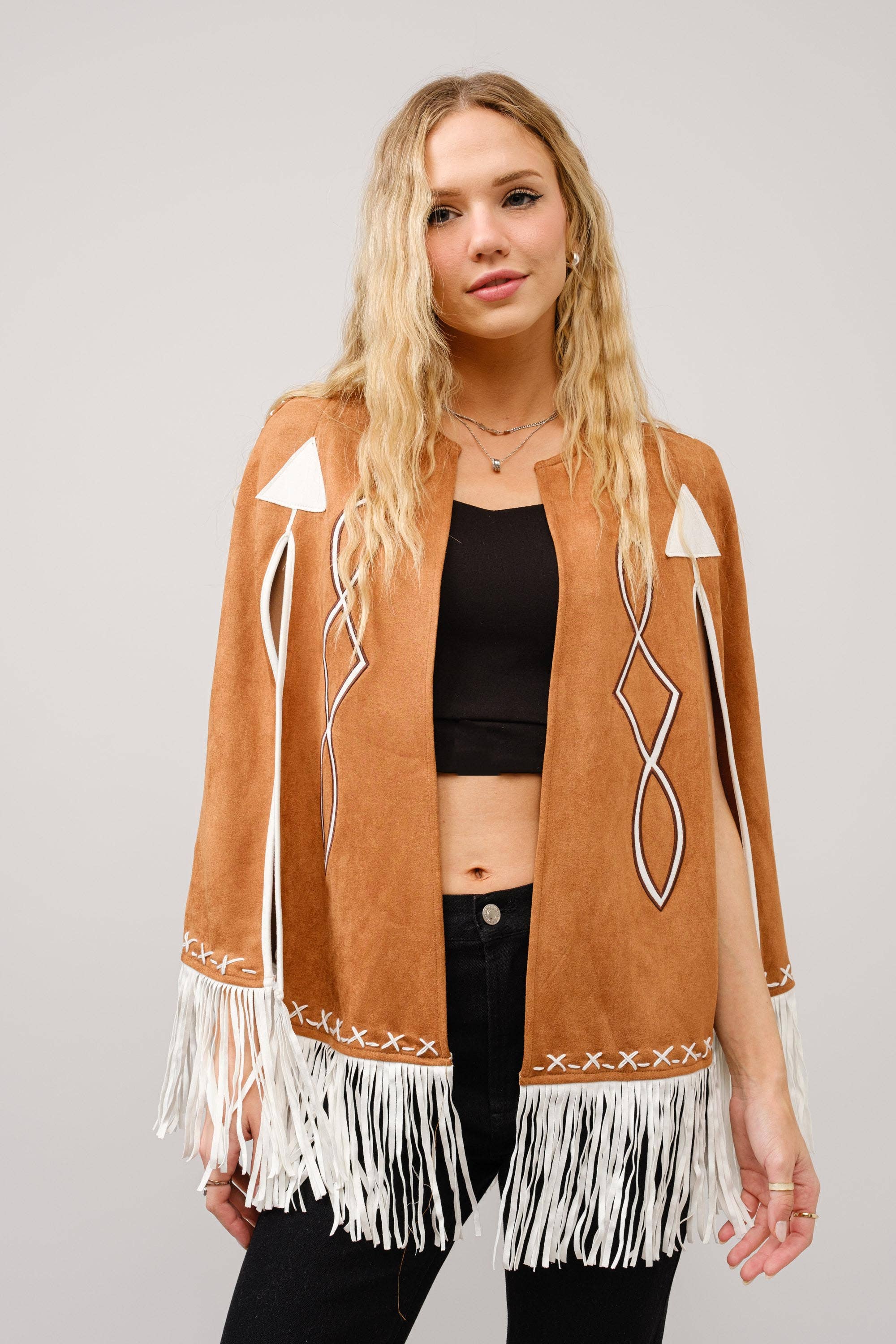 Fringe Detail Cape