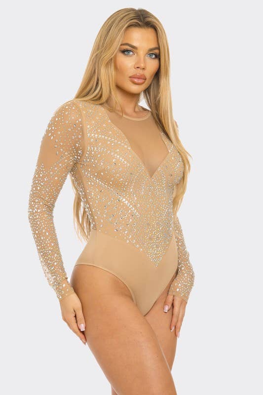 Rhinestone Bodysuit