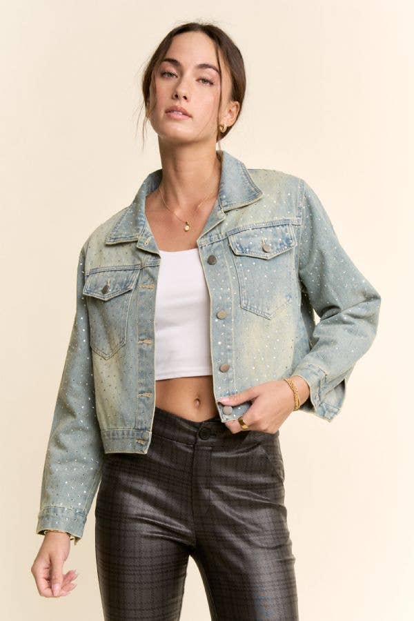 Diamond Dust Denim Jacket