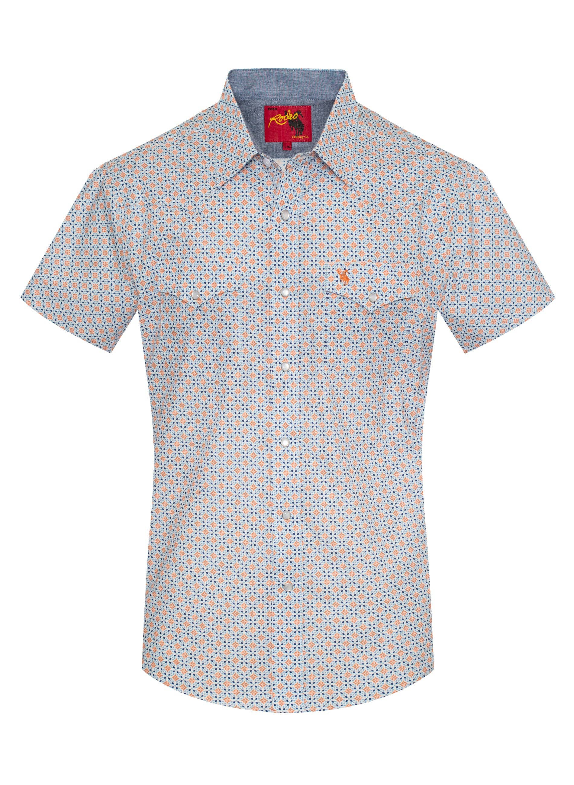 Men's Short Sleeve Pearl Snap Shirt