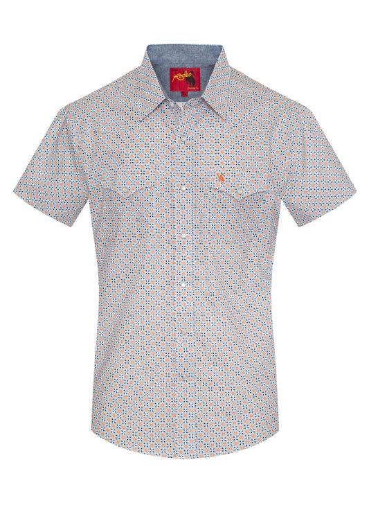 Men's Short Sleeve Pearl Snap Shirt