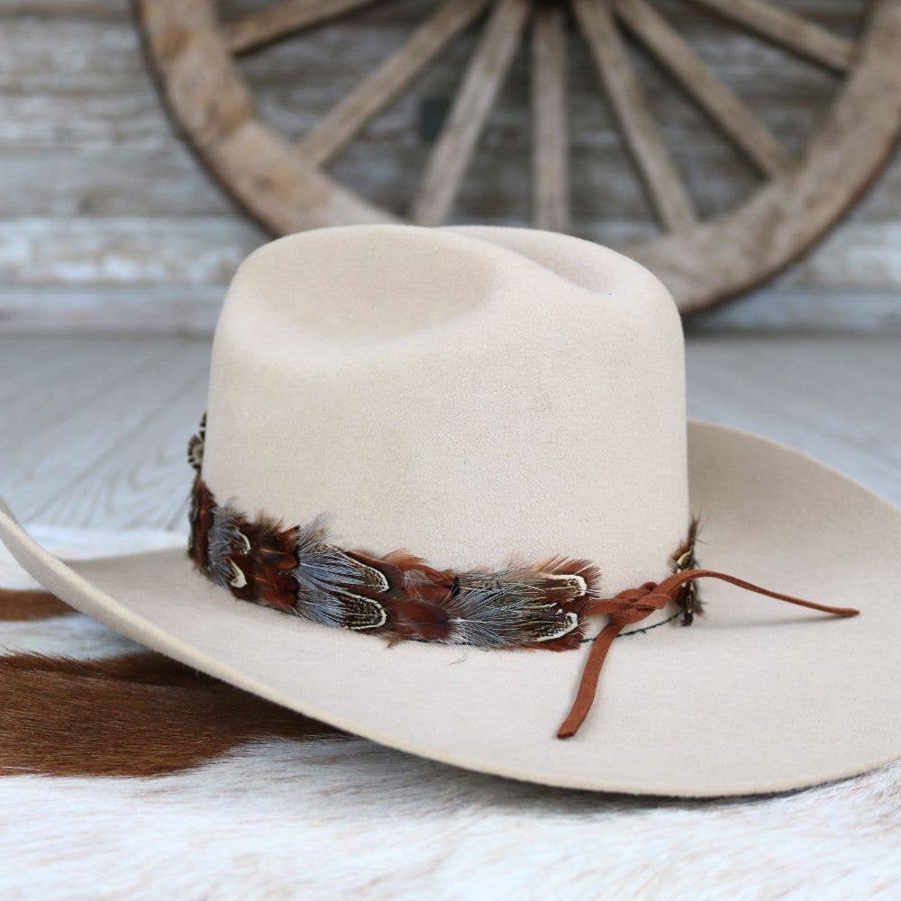 Rowan Western Feather Hat Crown - Small