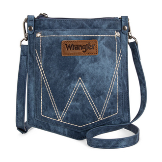 'W' Stitch Denim Pocket Bag - Jean