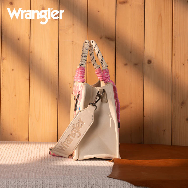 Wrangler Aztec Print Rope Tote