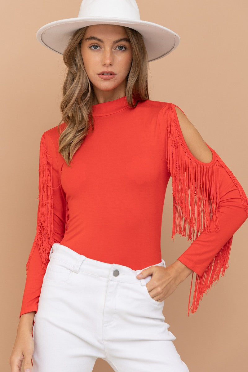 Elle cold sales shoulder top