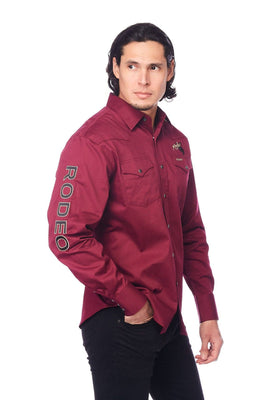 Western Rodeo Burgundy Team Shirt